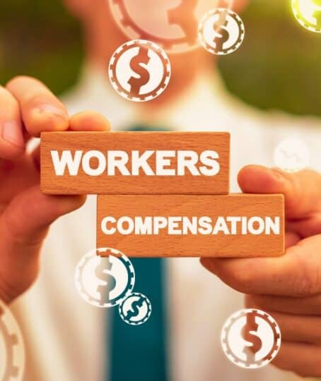 Workers Financial Compensation Insurance Business Industry Concept.