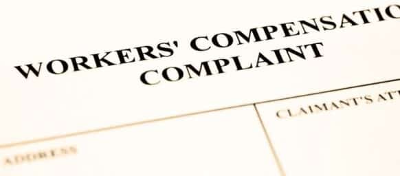 Worker's Compensation Complaint Form