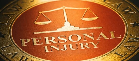 Legal services. Personal injury lawyer symbol.