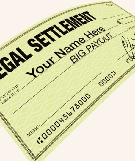 Legal Settlement - Blank Check Disbursement